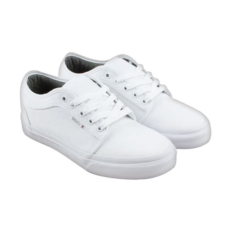 men's white canvas sneaker.